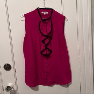 Calvin Klein - Hot Pink Sleeveless Blouse